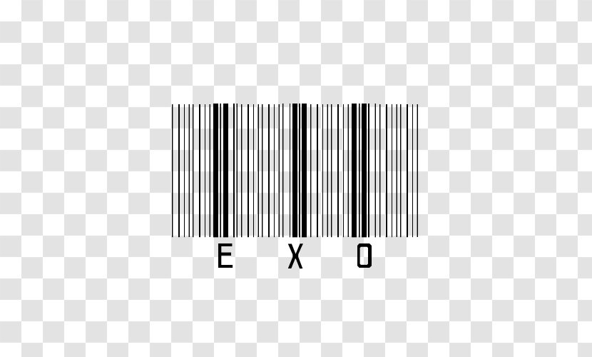 K-pop Barcode EXO BTS - White Transparent PNG