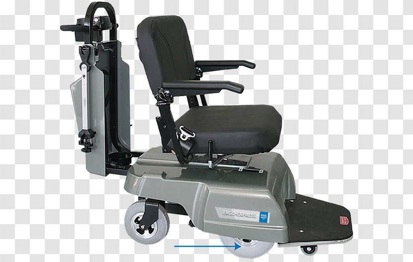 Motorized Wheelchair Transport Ramp - Chair Transparent PNG