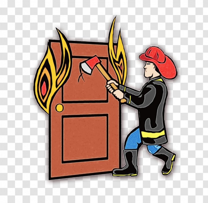 Firefighter - Fire - Fictional Character Animation Transparent PNG