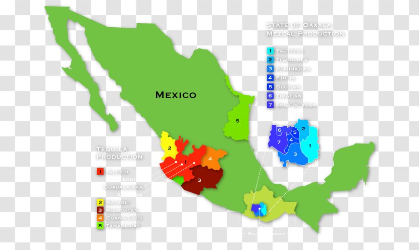 Flag Of Mexico Map - National Symbols - Patton Oswalt Transparent PNG
