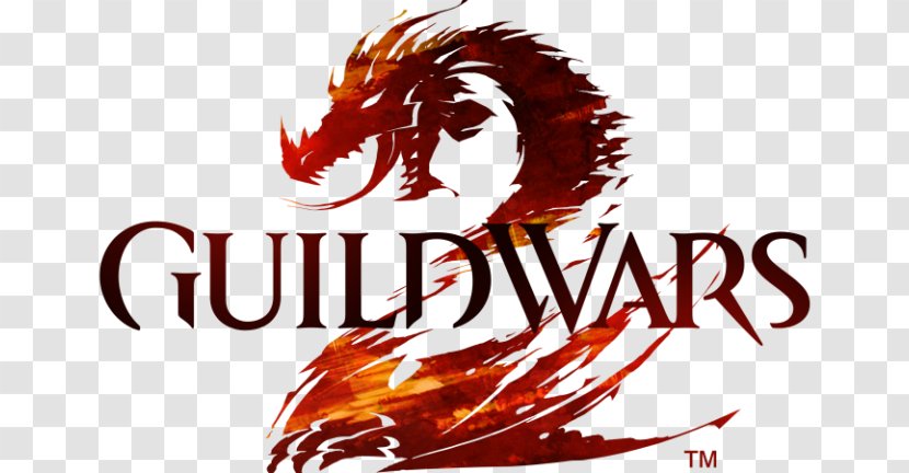 Guild Wars 2 Logo Dragon Symbol - Video Games Transparent PNG