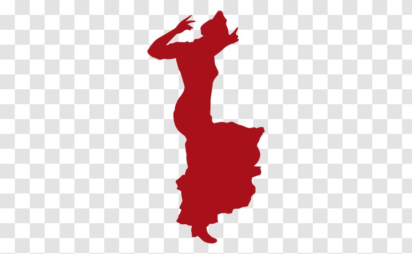Silhouette Flamenco Dance Clip Art - Digital Media Transparent PNG
