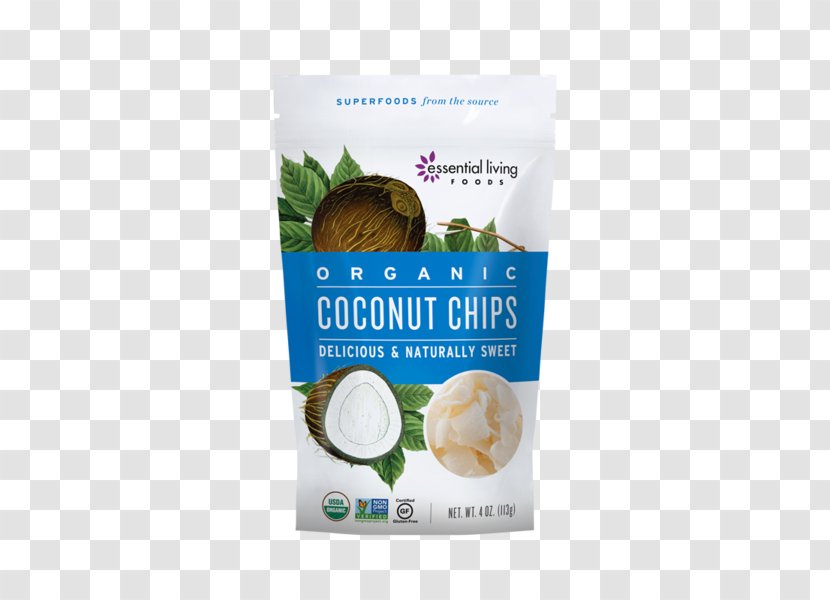 Organic Food Superfood Flavor Cocoa Solids - Dairy Product - Coconut Chips Transparent PNG