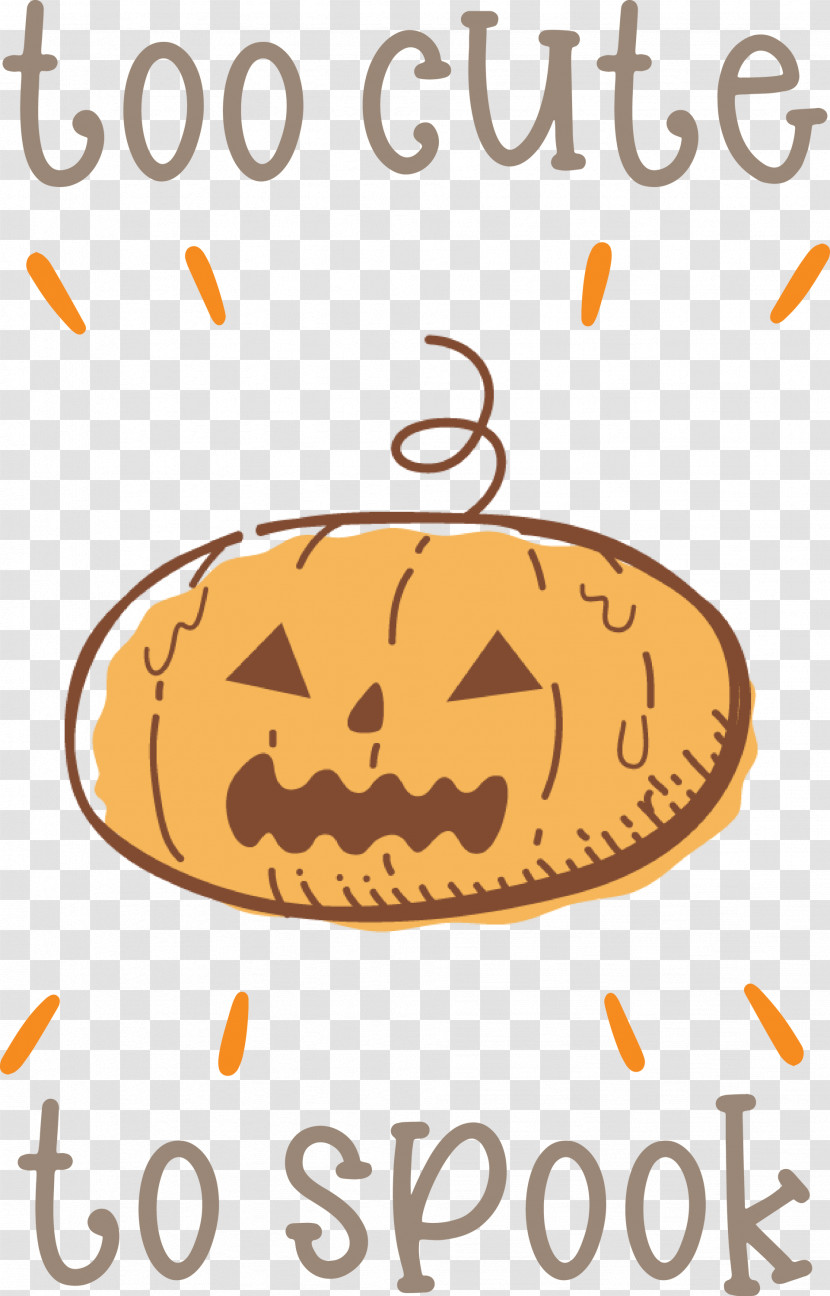 Halloween Too Cute To Spook Spook Transparent PNG