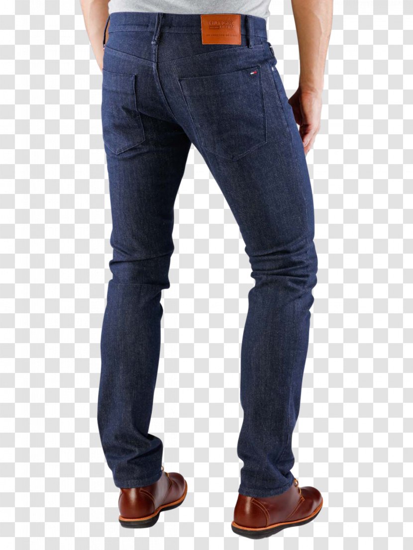 Jeans Denim Slim-fit Pants Sweatpants - Blue Transparent PNG