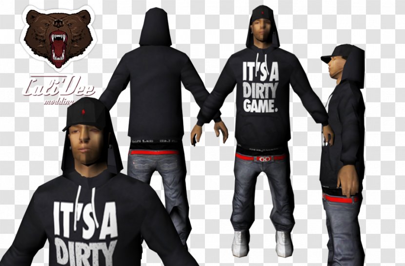 Hoodie T-shirt Norteños Grand Theft Auto: San Andreas Pirus - Jersey Transparent PNG
