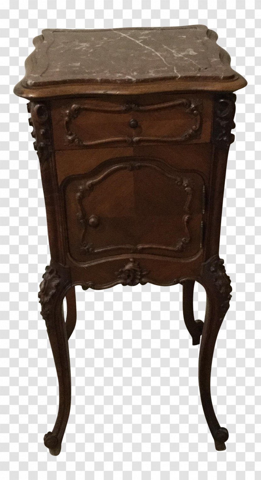 Bedside Tables Antique - End Table Transparent PNG