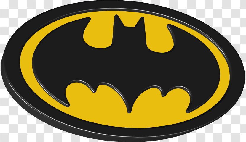 Batman Superman Logo Clip Art - Yellow - Best Transparent PNG