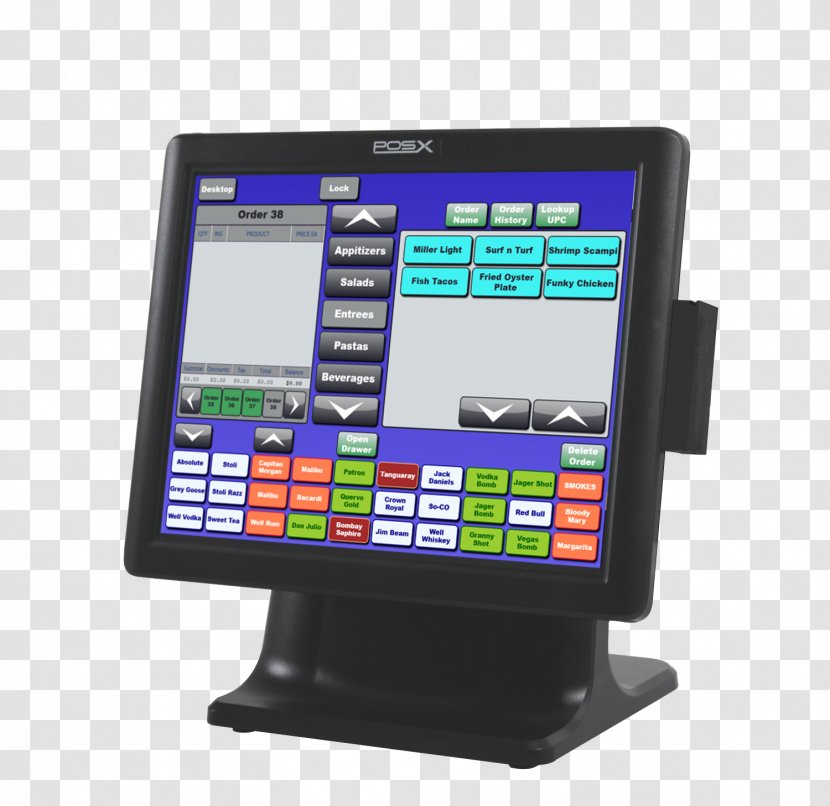 Point Of Sale Sales Restaurant Management Software Retail - Computer - Semiintegrated Pos Transparent PNG