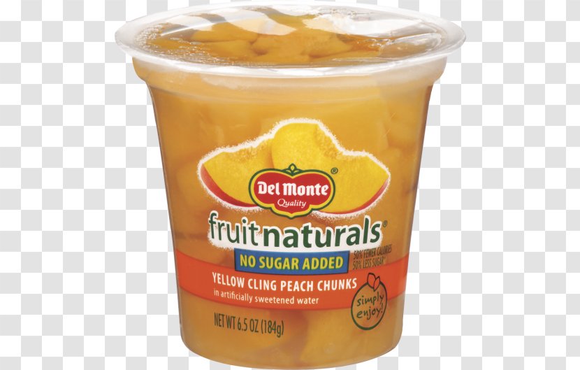 Vegetarian Cuisine Fruit Cup Orange Drink Juice Del Monte Foods - Sugar Transparent PNG
