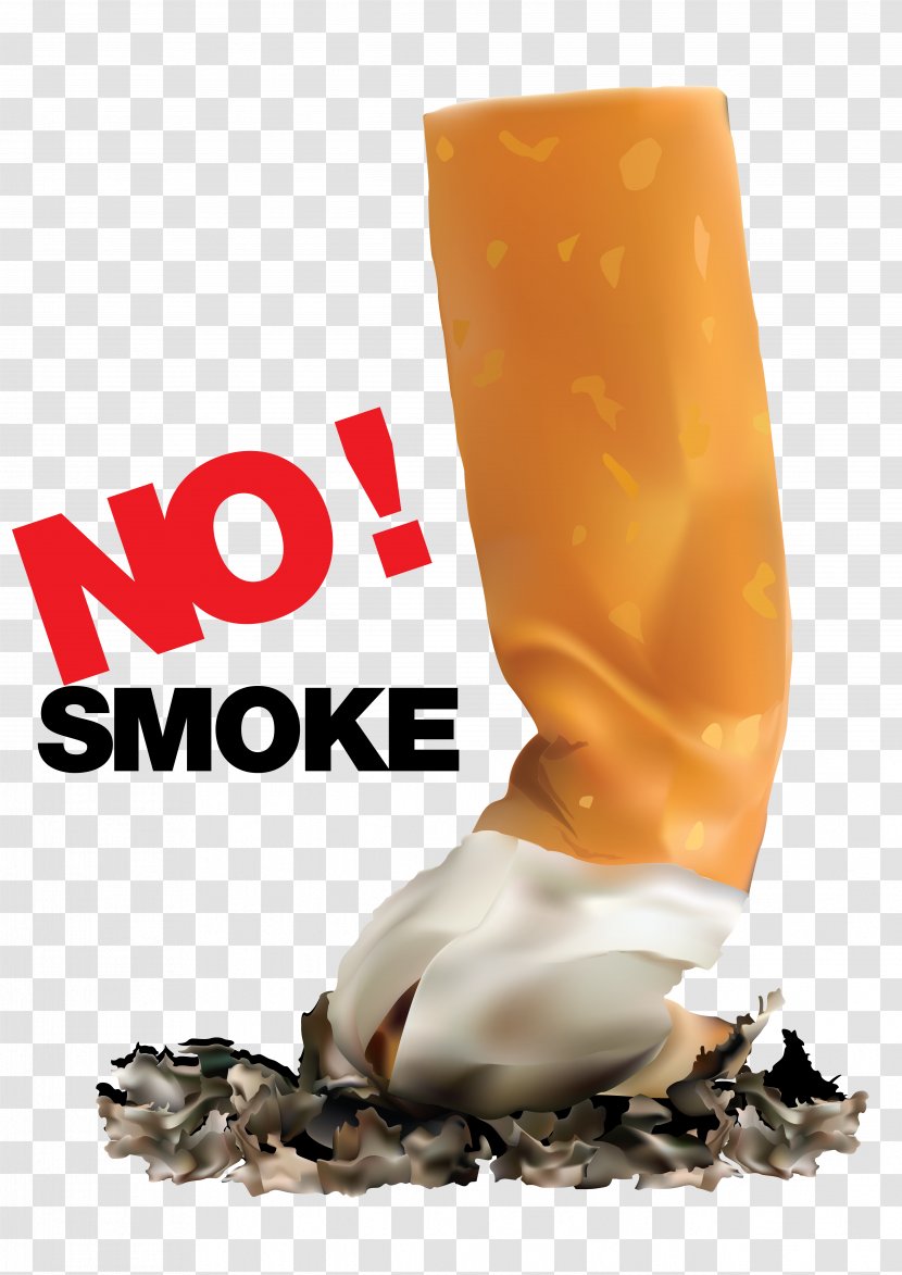 Smoking Cessation Tobacco Cigarette - Silhouette Transparent PNG