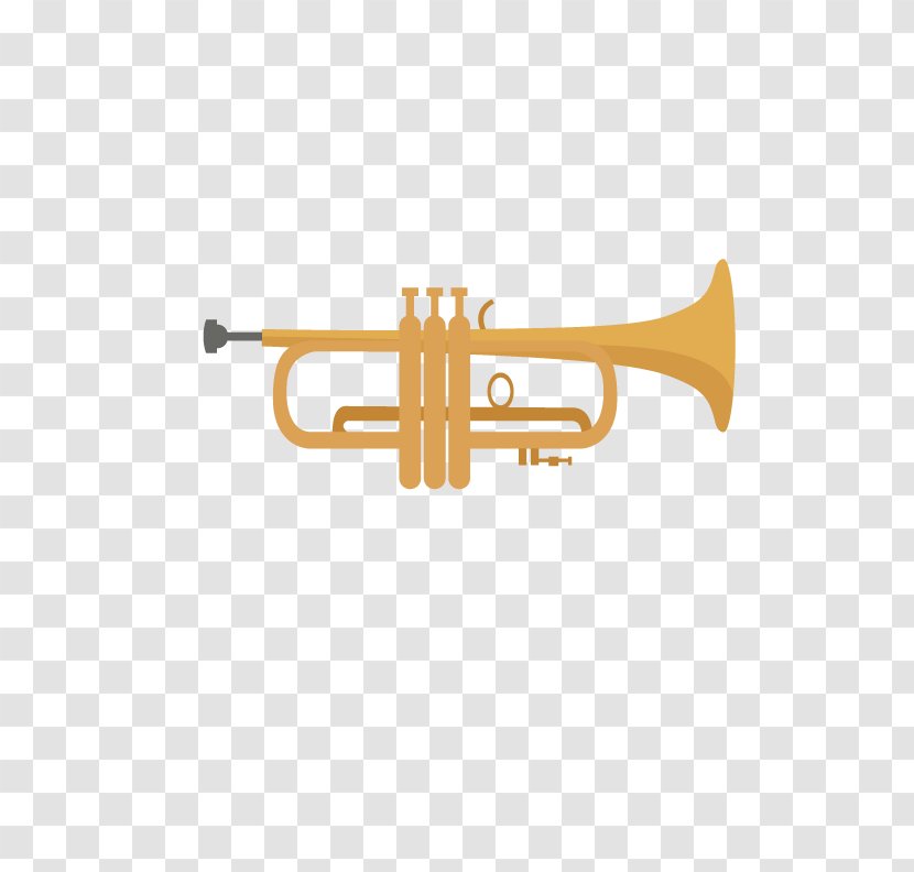 Trumpet Musical Instrument - Heart - Exquisite Transparent PNG
