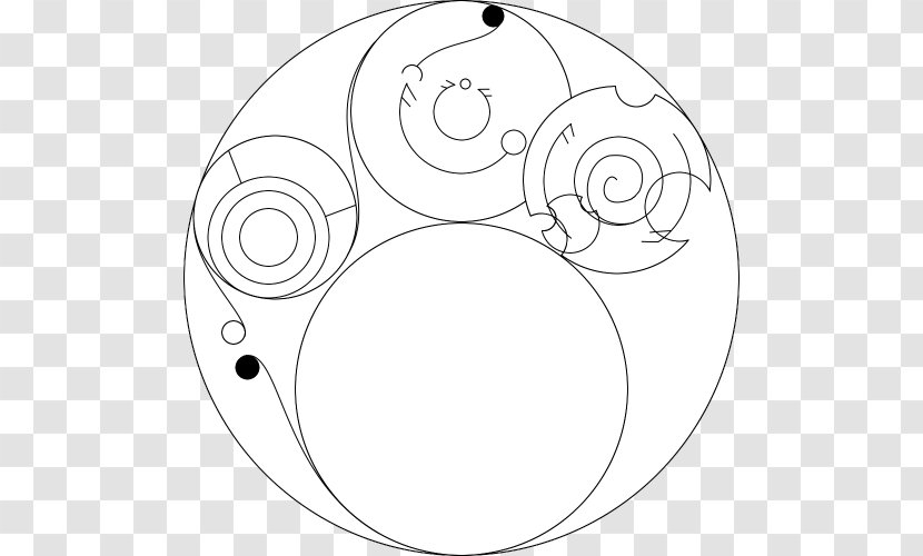 Drawing Line Art White Clip - Oval - Circle Transparent PNG