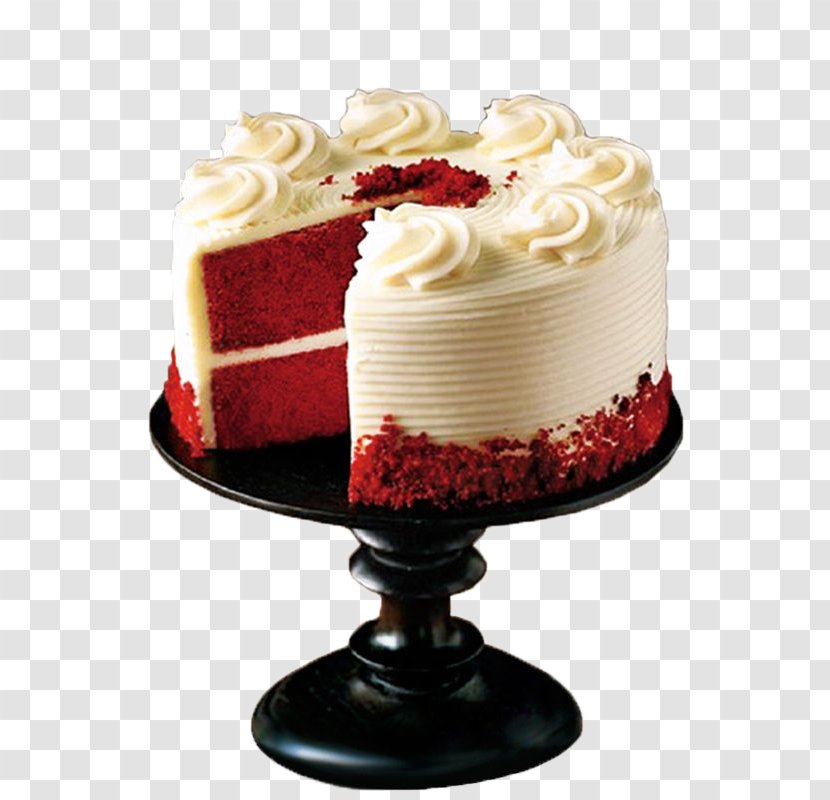 Red Velvet Cake Birthday Cream Wedding - Icing Transparent PNG