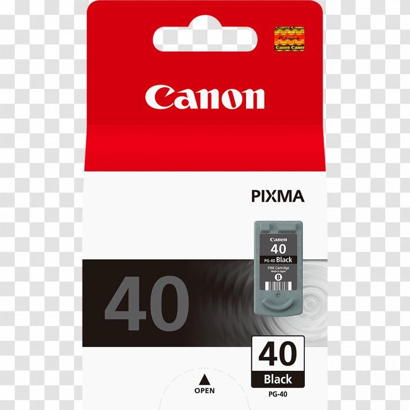 Ink Cartridge Canon PG 40 Tank - Inkjet Printing - 1-pack Black Printer PrintingPrinter Transparent PNG