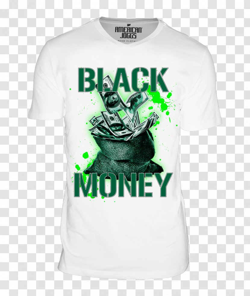 T-shirt Sleeve Bluza Logo Green - Brand - Money Transparent PNG