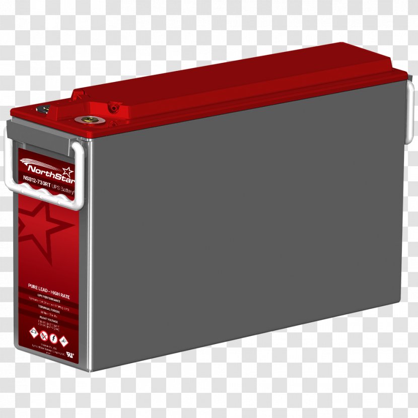 Electric Battery UPS NorthStar VRLA - Transit Plates Transparent PNG