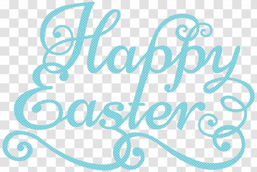 Easter Bunny Clip Art - Good Friday - Blue Happy Transparent Image Transparent PNG