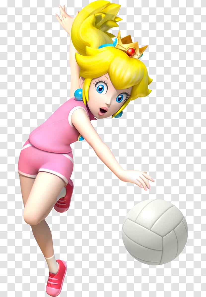 Mario Sports Mix Princess Peach Wii Superstars - Heart - Honey Transparent PNG