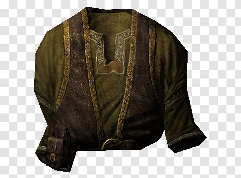 The Elder Scrolls Online Leather Jacket V: Skyrim – Dragonborn Clothing Xbox 360 - Costume - Mod Transparent PNG