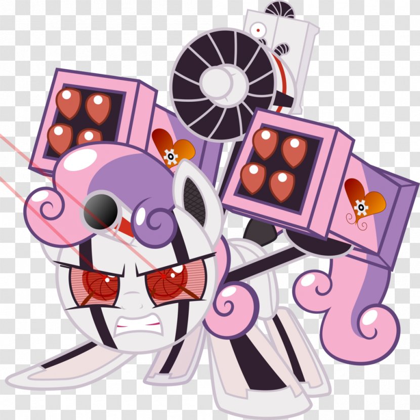 Sweetie Belle YouTube Pony Pinkie Pie Internet Bot - Fictional Character - Robot Unicorn Attack Transparent PNG