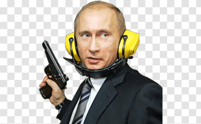 Gun Cartoon - Direct Line With Vladimir Putin - Ear Firearm Transparent PNG