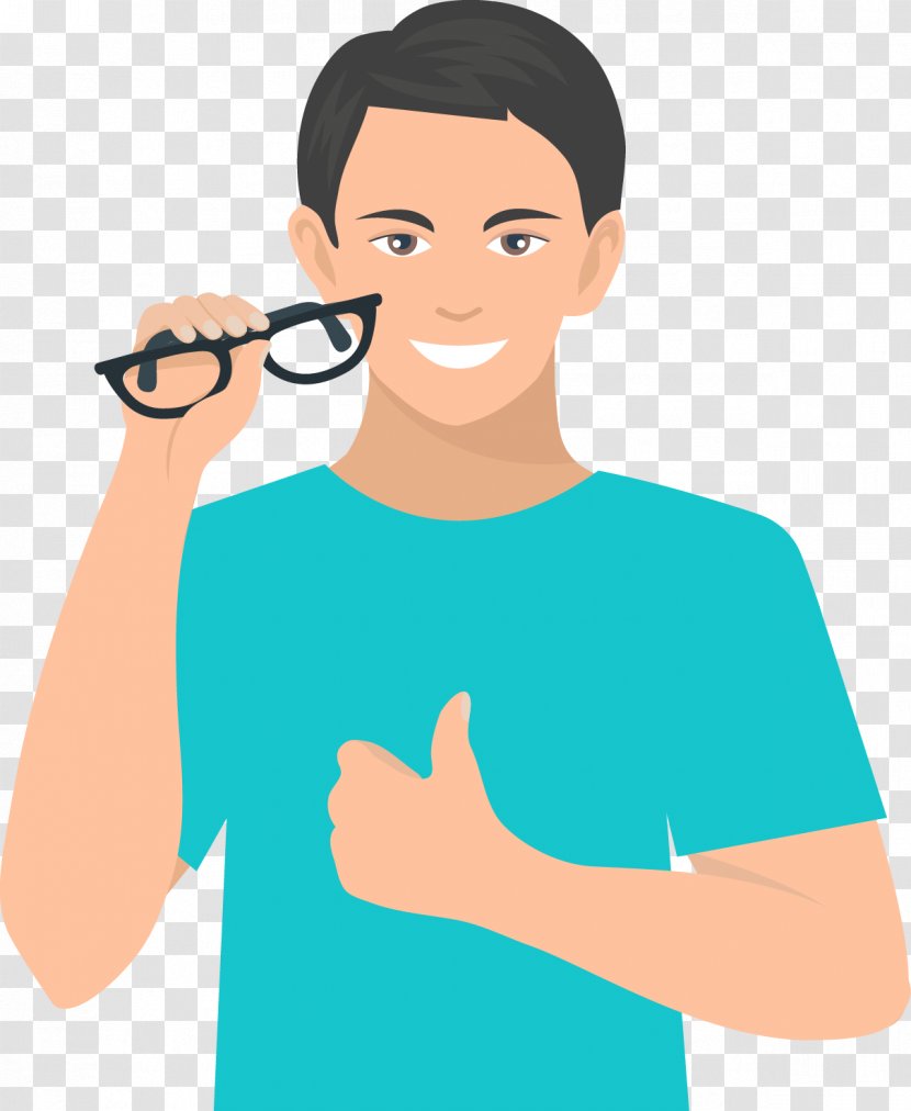 Glasses Ophthalmology - Frame - Man In The Hands Of Transparent PNG