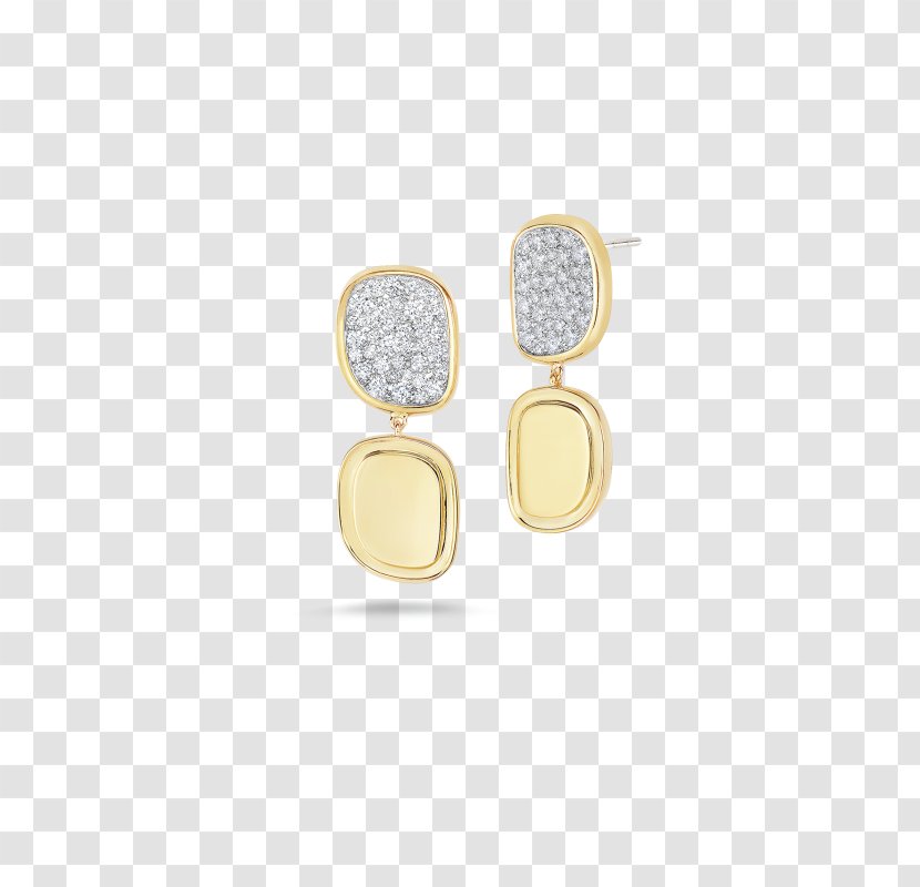 Earring Body Jewellery Gemstone Silver - Drop Gold Coins Transparent PNG