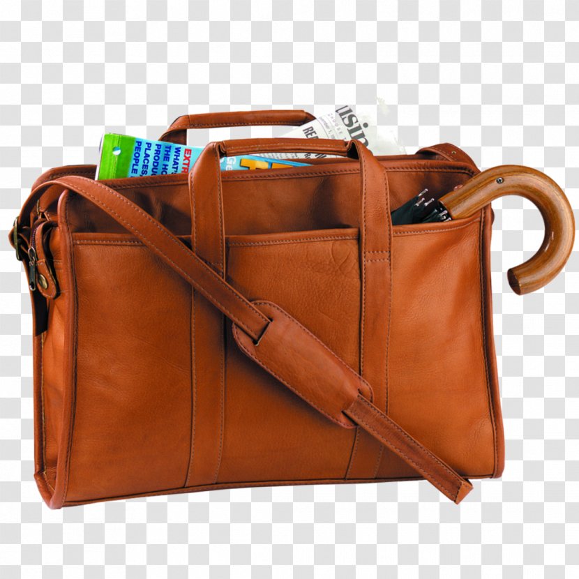 Briefcase Leather Messenger Bags Laptop - Bag - Genuine Transparent PNG