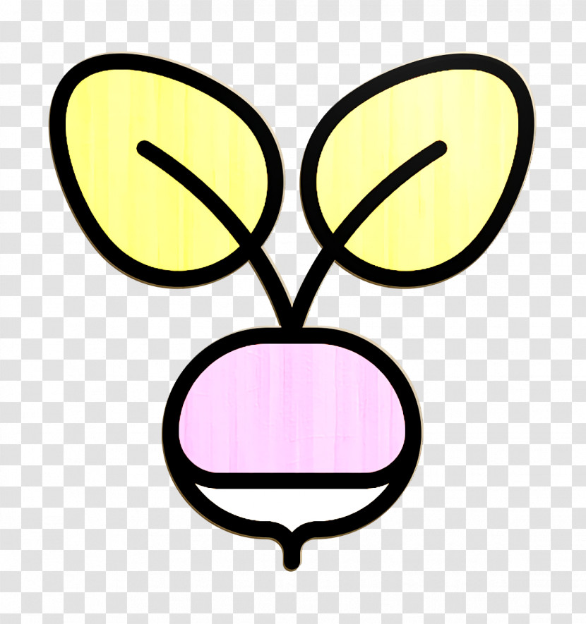 Radish Icon Fruits And Vegetables Icon Transparent PNG