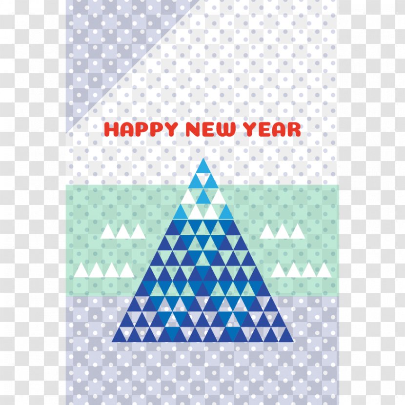 Triangle Illustration Mercari Fractal Geometry - New Year Card Transparent PNG