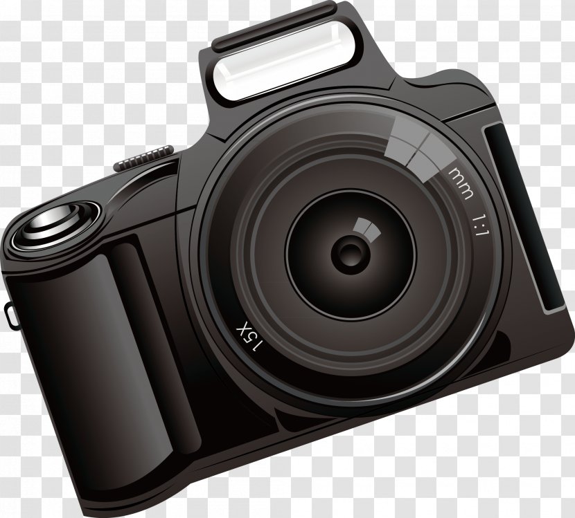 Camera - Wideangle Lens - Black Technology Elements Transparent PNG