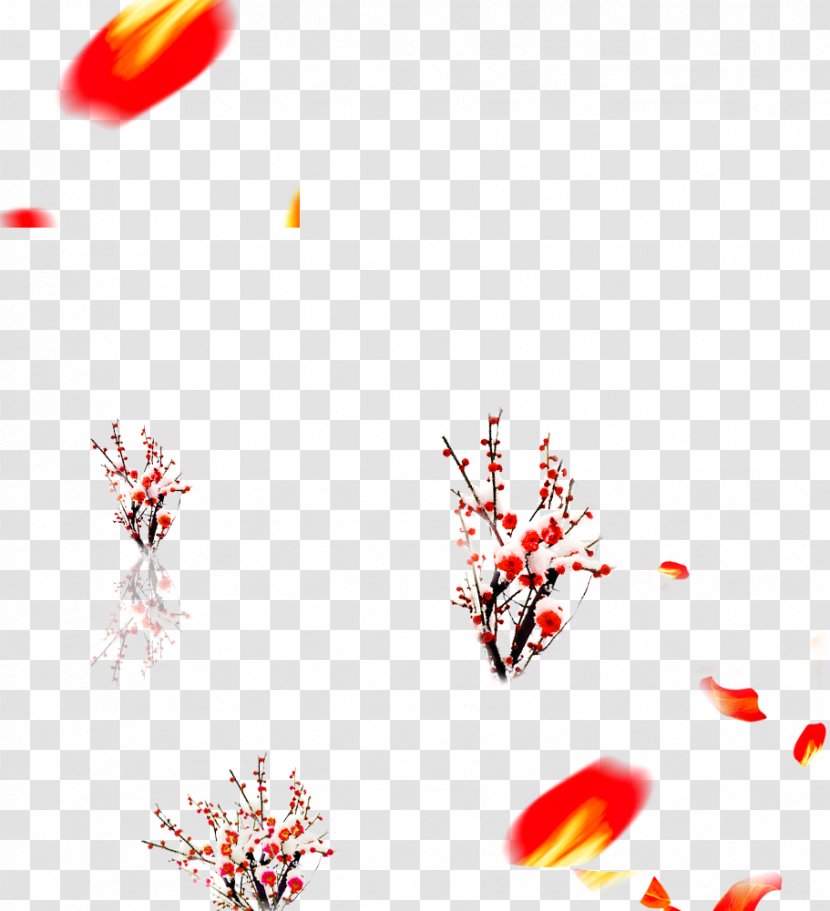 Winter Snow - Plum - Decoration Transparent PNG