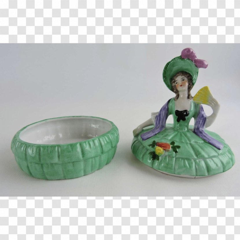 Porcelain Victorian Fashion Box Jar Lid Transparent PNG