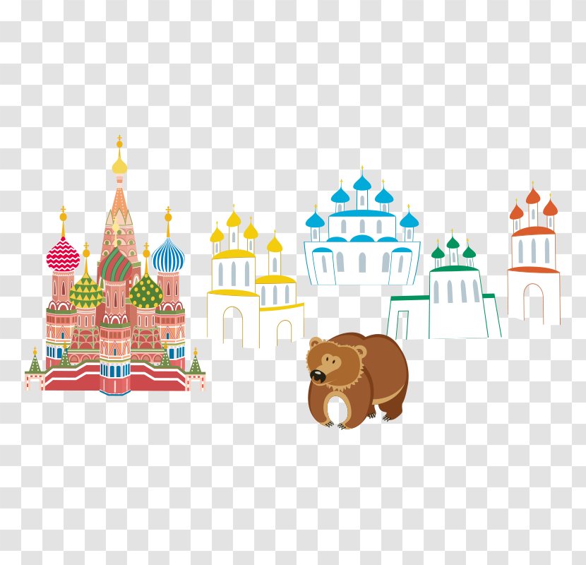 Moscow Kremlin Castle Clip Art - Moscow,building Transparent PNG