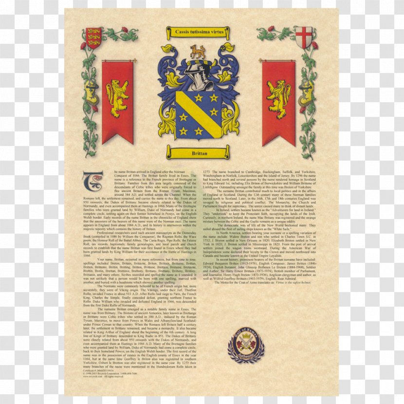 Coat Of Arms Crest Genealogy Family Surname Transparent PNG