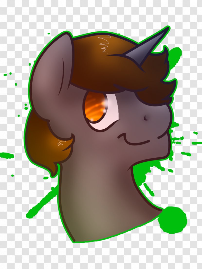 Horse Nose Green Clip Art Transparent PNG