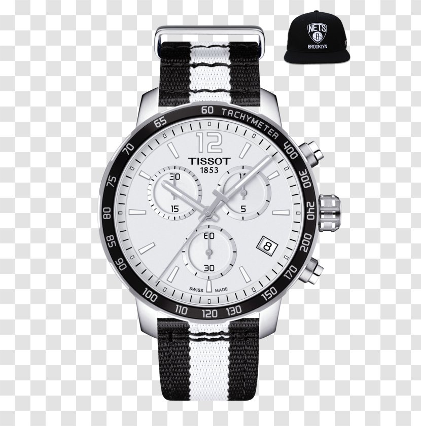 Tissot Golden State Warriors Le Locle Chronograph Watch Transparent PNG