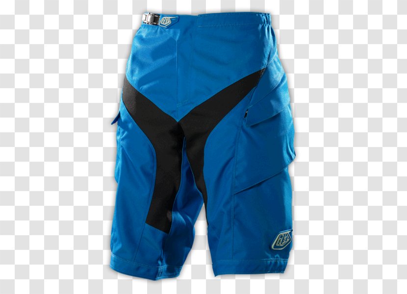 Trunks Blue Troy Lee Designs Bermuda Shorts - Electric - Motorcycle Transparent PNG
