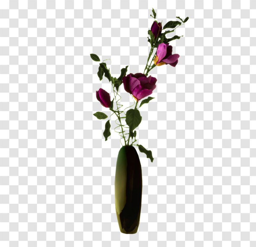 Garden Roses Cut Flowers Floral Design Vase - Flower Transparent PNG