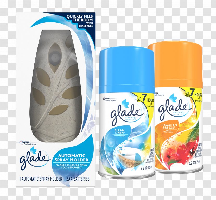 Glade Air Fresheners Wick Aerosol Spray S. C. Johnson & Son - Floor Cleaning - Liquid Transparent PNG