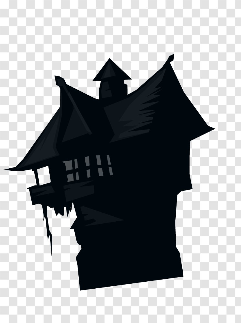 House Haunted Attraction - Silhouette Transparent PNG