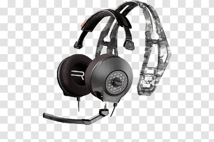 Plantronics RIG 500HS Headset 500HX Headphones - Audio Equipment Transparent PNG