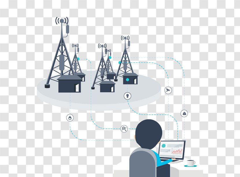 Cell Site Telecommunications Tower Base Transceiver Station - Data - Technology Transparent PNG