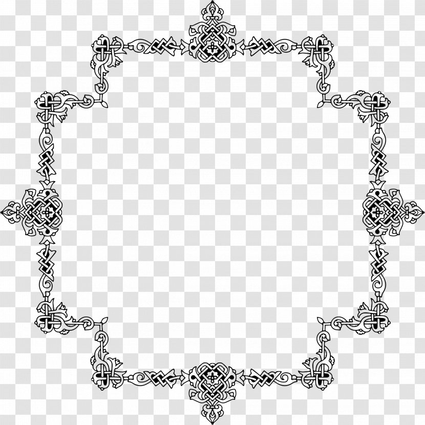 Celtic Knot Jewellery Chain - Metal - Abstract Border Transparent PNG