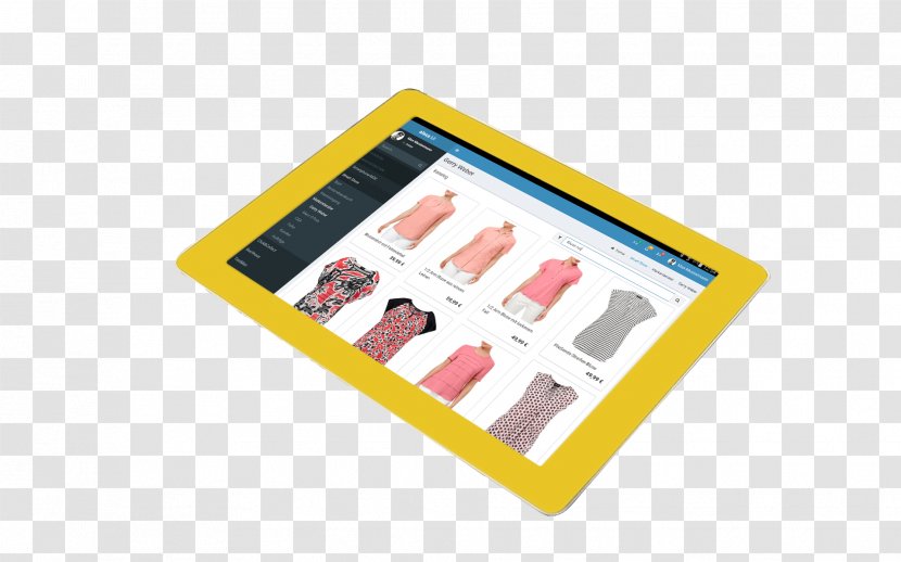 Material - Yellow - Fashion Retail Transparent PNG