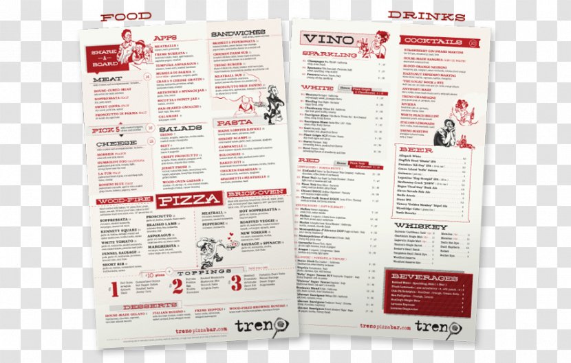 Brochure Brand - Drinks Menu Transparent PNG