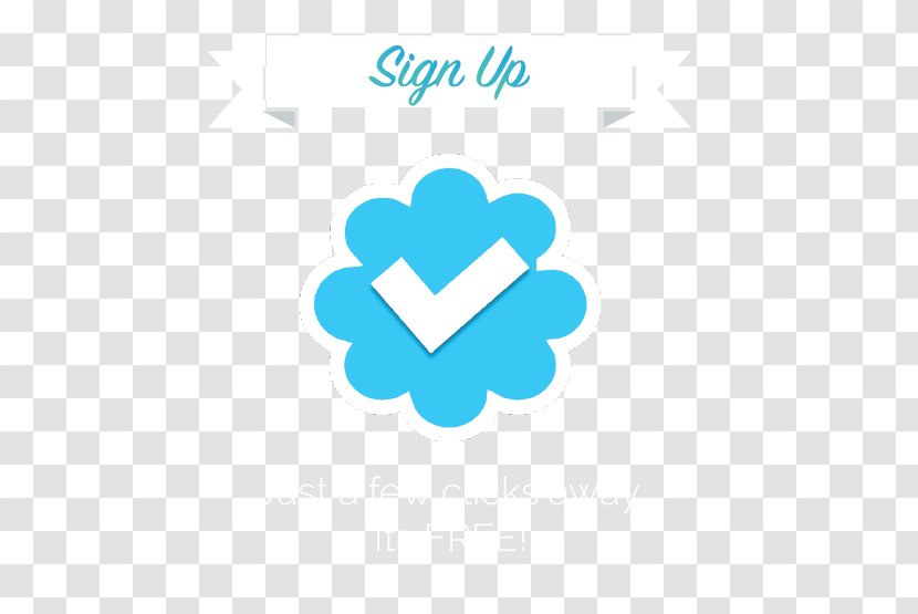 Verified Badge Social Media Twitter Check Mark - Aqua Transparent PNG