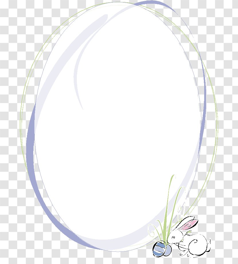 Circle Lilac Purple Line Oval - Material - Easter Egg Hunt Flyer Transparent PNG