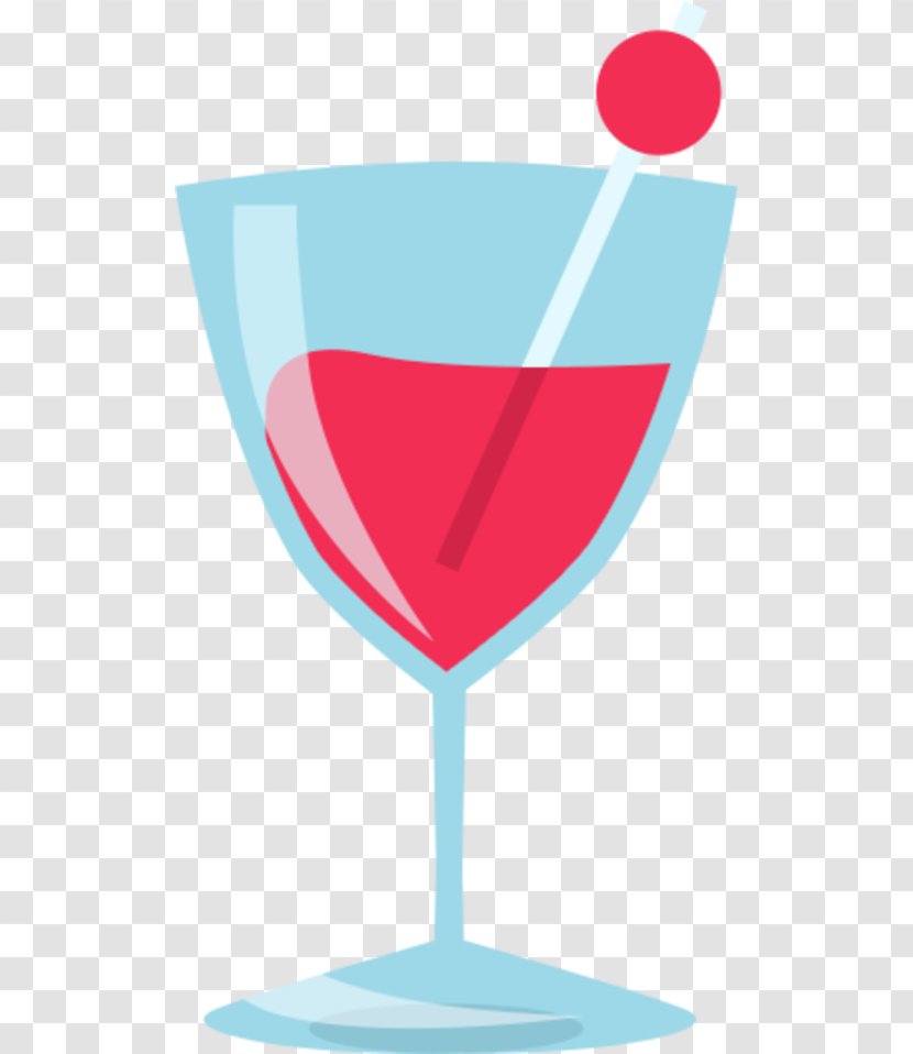 Wine Glass Martini Champagne Cocktail - Stemware Transparent PNG